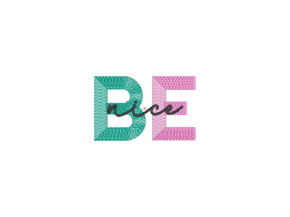 Be Nice Gradient Effect: A Seasonal Embroidery Review