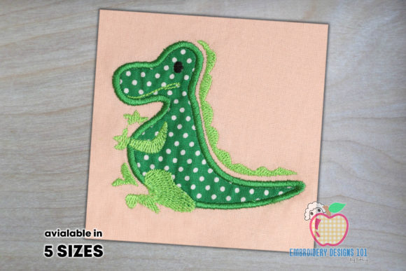 Crocodile Dragon Applique