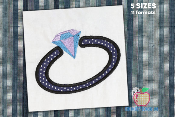 Diamond Engagement Ring Applique