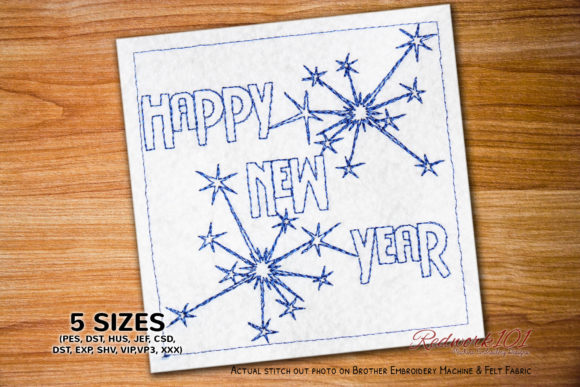 Happy New Year with Fire Crackers