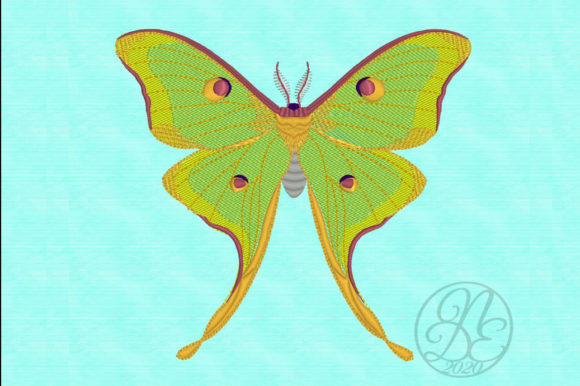 Luna Moth - ITH Embroidery File