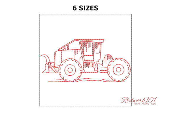 Skidder Tractor Embroidery Design Review
